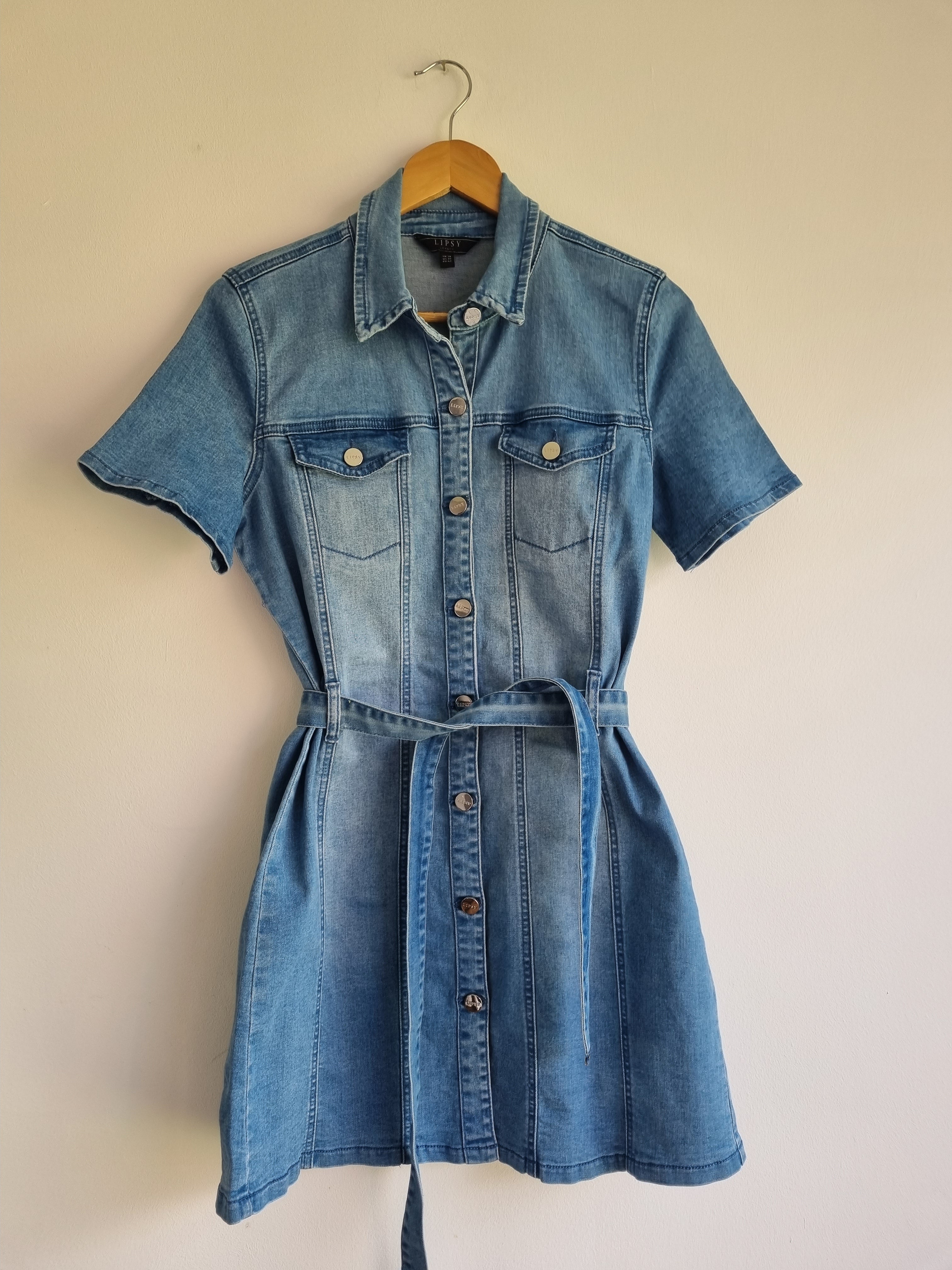 Lipsy Denim Dress 14 Modern Vintage