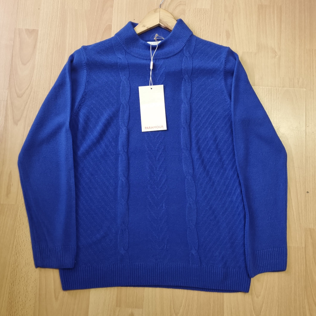 NWT Royal blue knitted Jumper M