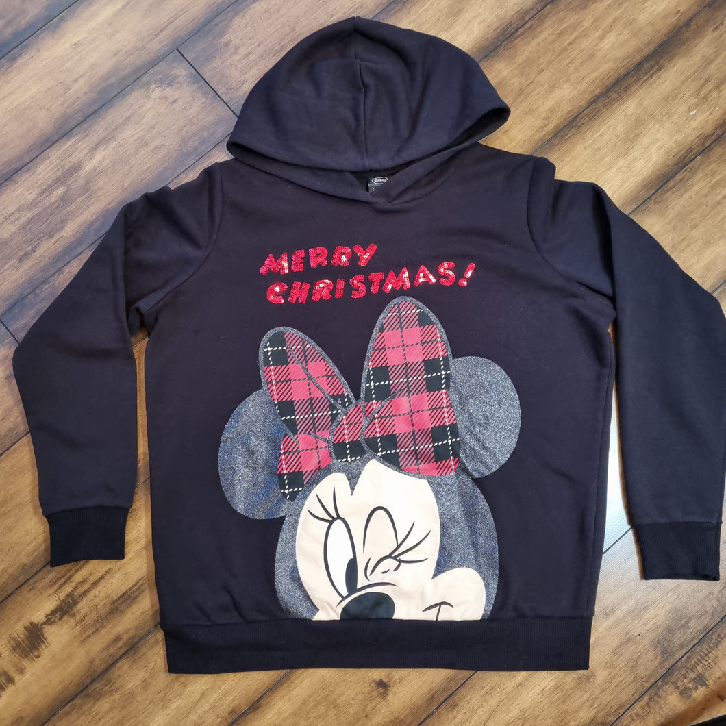 Minnie tartan bow hoody M