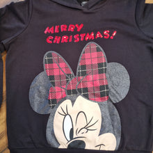 Load image into Gallery viewer, Minnie tartan bow hoody M
