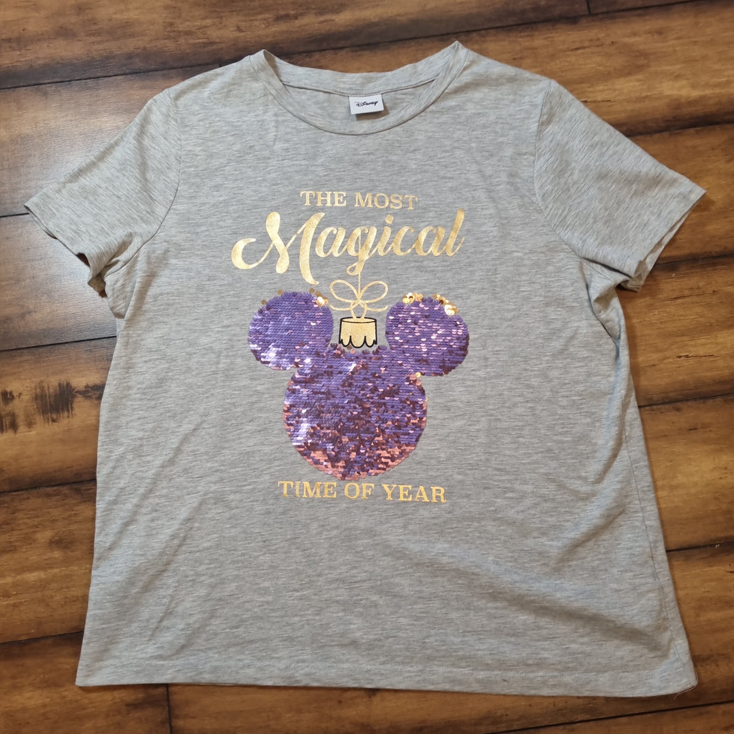 Mickey Christmas colour changing Sequin T 16