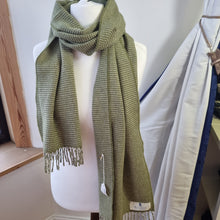 Load image into Gallery viewer, Woven Green Balgove St.Andrews Scarf
