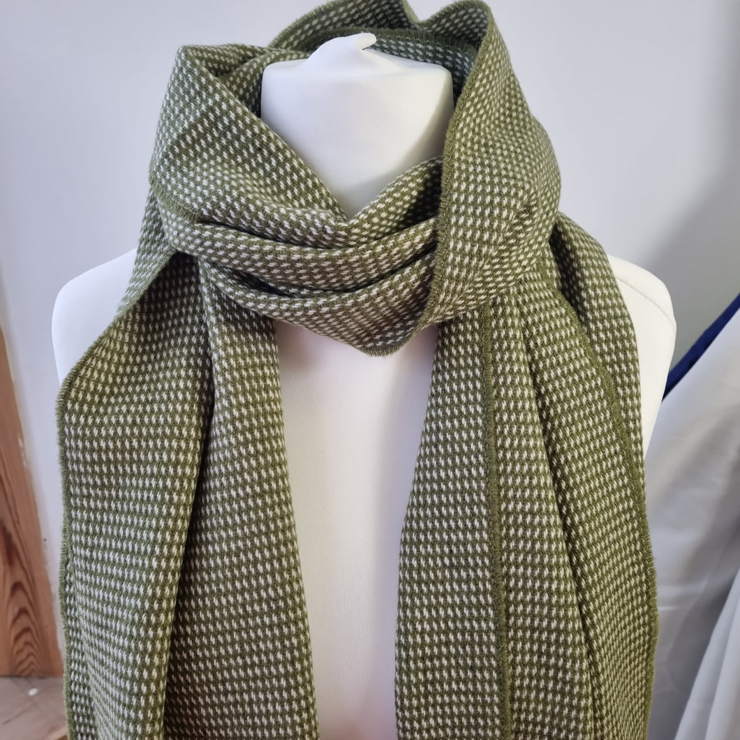 Woven Green Balgove St.Andrews Scarf