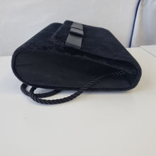 Load image into Gallery viewer, Vintage Black Velvet Bag
