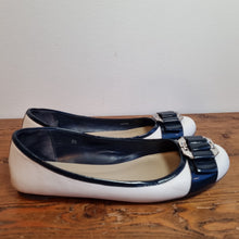 Load image into Gallery viewer, M&amp;S Buckle Ballerinas 5.5
