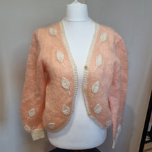 Load image into Gallery viewer, Vintage Mohair handknit Cardi 10-16
