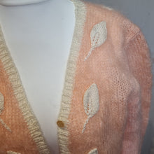 Load image into Gallery viewer, Vintage Mohair handknit Cardi 10-16
