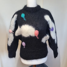 Load image into Gallery viewer, Vintage Balloons &amp; clouds Mohair Jumper 6-12
