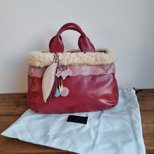 Load image into Gallery viewer, Vintage Radley Borg &amp; leather Charm bag
