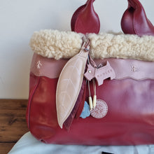 Load image into Gallery viewer, Vintage Radley Borg &amp; leather Charm bag
