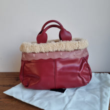 Load image into Gallery viewer, Vintage Radley Borg &amp; leather Charm bag
