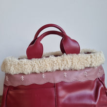 Load image into Gallery viewer, Vintage Radley Borg &amp; leather Charm bag
