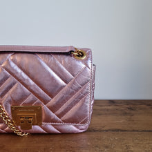 Load image into Gallery viewer, Michael Kors Quilted Metallic Leather Crossbody bag
