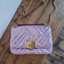 Load image into Gallery viewer, Michael Kors Quilted Metallic Leather Crossbody bag
