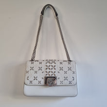 Load image into Gallery viewer, Michael Kors Flower silver embellished handbag
