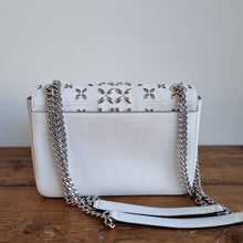 Load image into Gallery viewer, Michael Kors Flower silver embellished handbag
