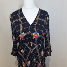 Load image into Gallery viewer, Ghost Floral Check Dress XL
