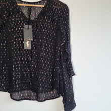 Load image into Gallery viewer, BNWT Phase Eight Sheer Shimmer Blouse 10
