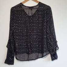 Load image into Gallery viewer, BNWT Phase Eight Sheer Shimmer Blouse 10
