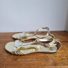 Load image into Gallery viewer, Next Gold Sandals 6
