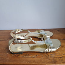 Load image into Gallery viewer, Next Gold Sandals 6
