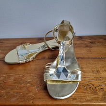 Load image into Gallery viewer, Next Gold Sandals 6
