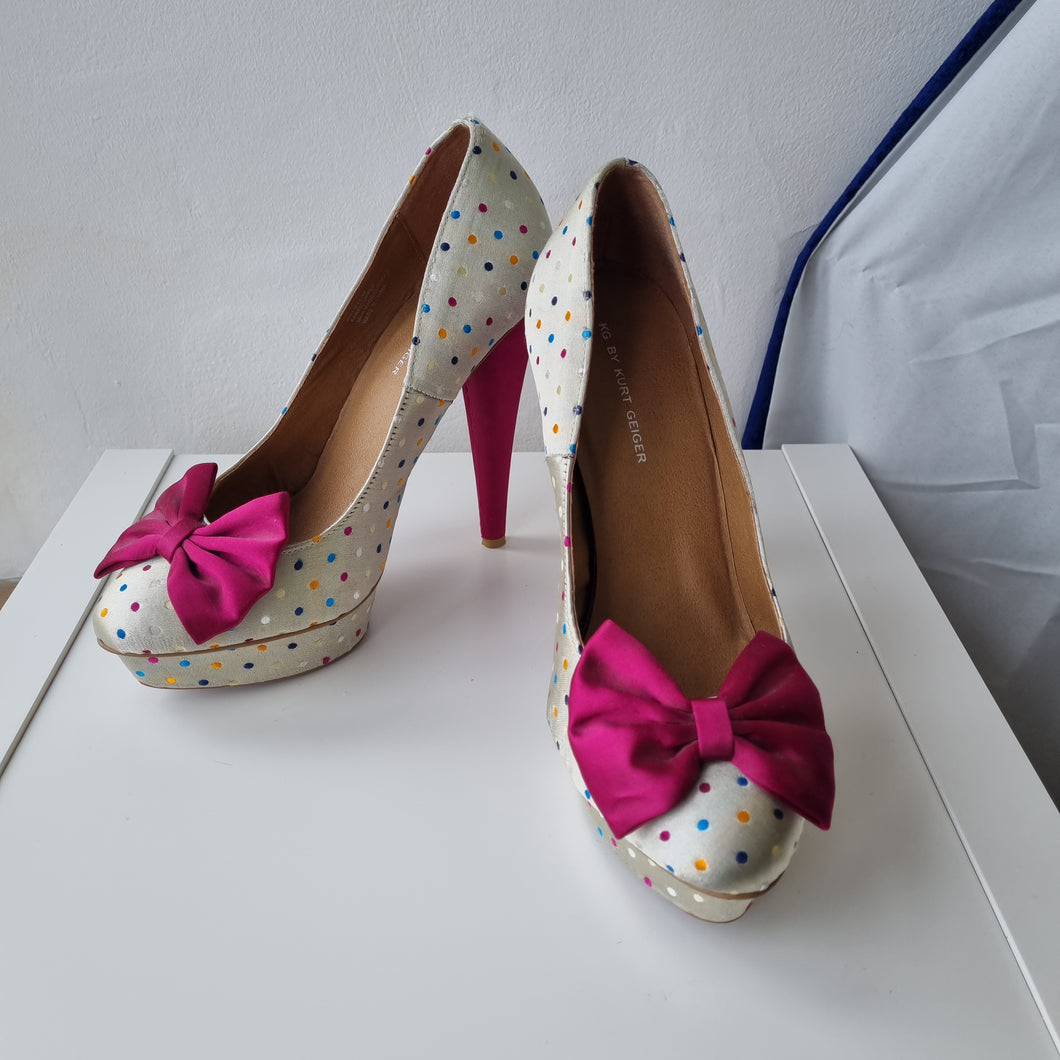 KG by Kurt Geiger Polka Dot Heels 6