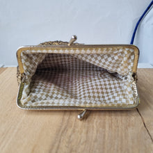 Load image into Gallery viewer, Vintage Gold Woven Purse
