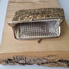 Load image into Gallery viewer, Vintage Gold Woven Purse
