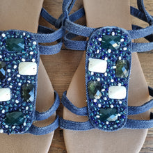 Load image into Gallery viewer, Denim Sandals 6
