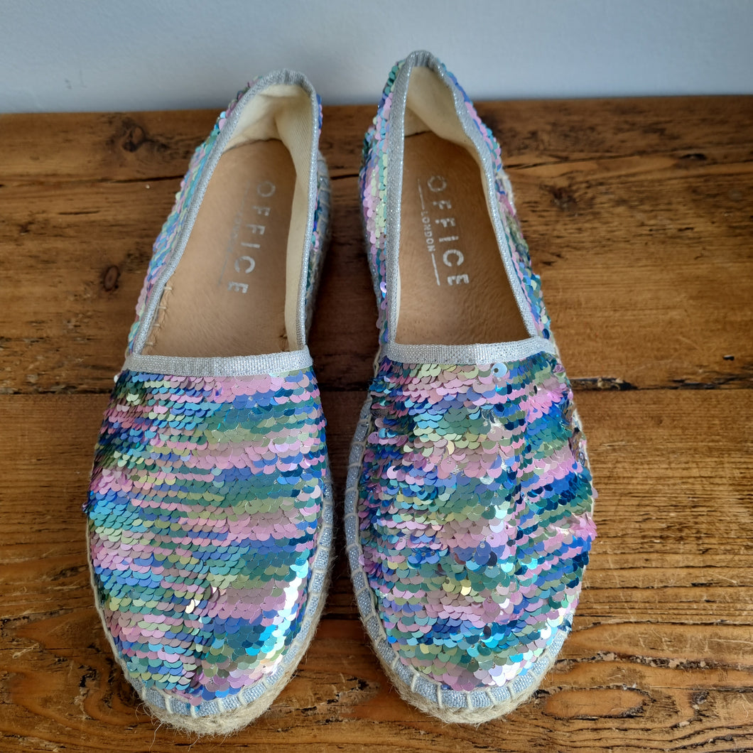 Office Sequin Espadrilles 6