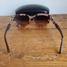 Load image into Gallery viewer, Coach Tortoiseshell Chain Sunglasses
