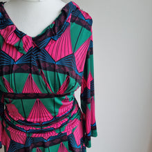 Load image into Gallery viewer, Onjenu pink/green patterned dress 12
