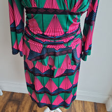 Load image into Gallery viewer, Onjenu pink/green patterned dress 12
