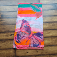 Load image into Gallery viewer, Neon Butterfly Scarf/Sarong
