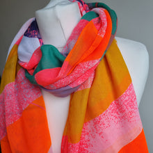 Load image into Gallery viewer, Neon Butterfly Scarf/Sarong
