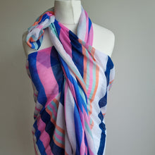 Load image into Gallery viewer, Stripe scarf/sarong
