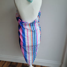 Load image into Gallery viewer, Stripe scarf/sarong
