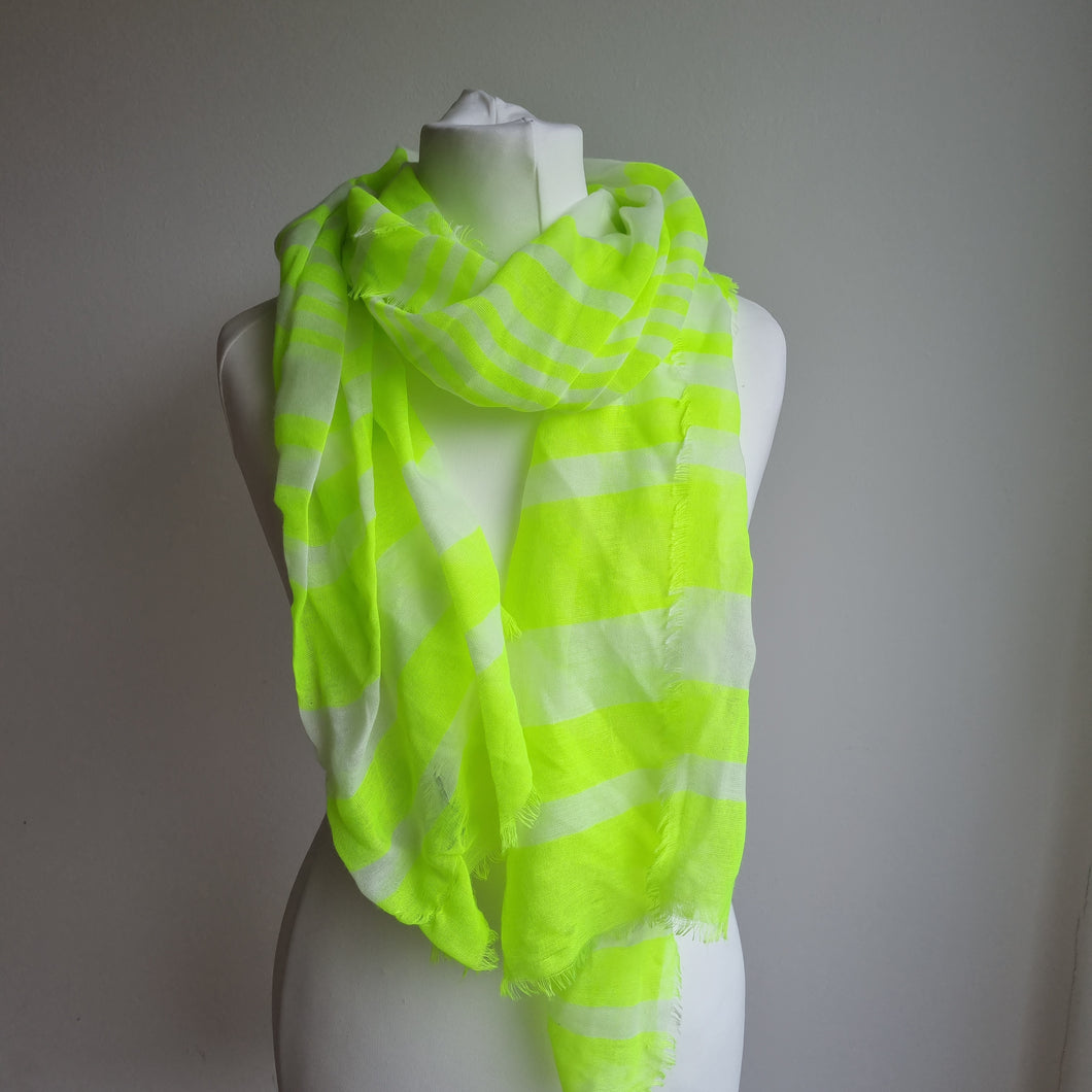 Henry Holland Neon Yellow Scarf