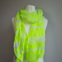 Load image into Gallery viewer, Henry Holland Neon Yellow Scarf
