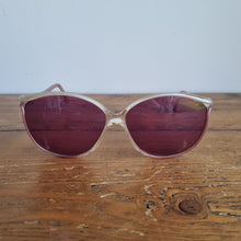 Load image into Gallery viewer, Vintage 70s White &amp; Purple Ombre Sunglasses
