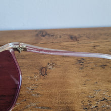 Load image into Gallery viewer, Vintage 70s White &amp; Purple Ombre Sunglasses
