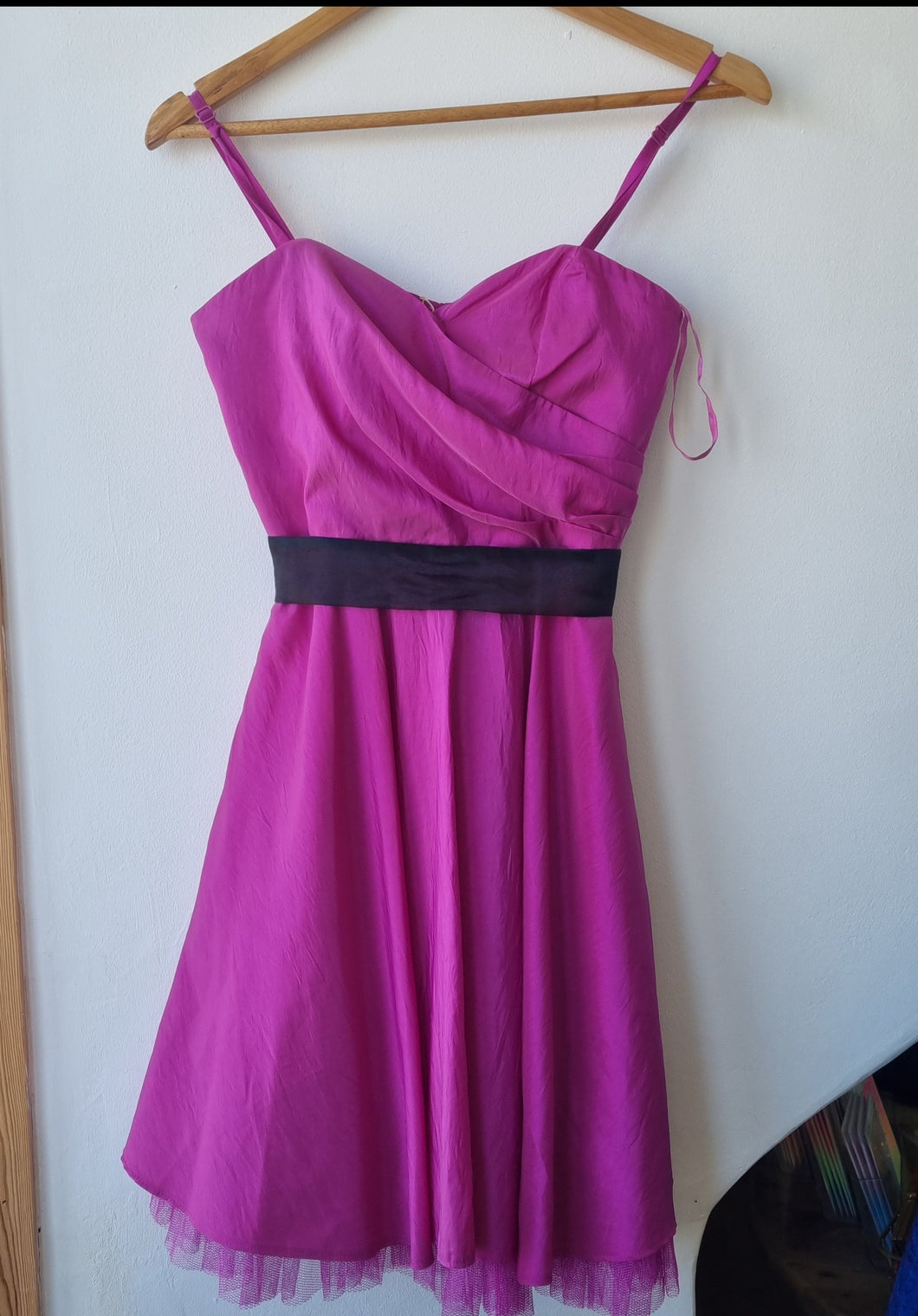 Vintage 90s taffeta prom dress 6