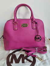 Load image into Gallery viewer, Michael Kors Magenta Large Saffiano Leather Rrp £295
