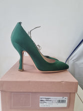 Load image into Gallery viewer, Miu Miu Emerald shoes 37
