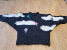 Load image into Gallery viewer, Vintage Balloons &amp; clouds Mohair Jumper 6-12
