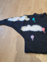 Load image into Gallery viewer, Vintage Balloons &amp; clouds Mohair Jumper 6-12
