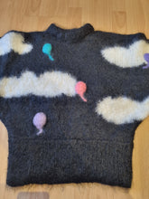 Load image into Gallery viewer, Vintage Balloons &amp; clouds Mohair Jumper 6-12
