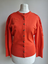 Load image into Gallery viewer, Karen Millen Coral Lace Cardi L
