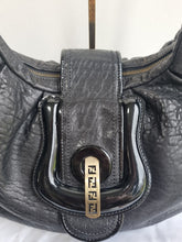 Load image into Gallery viewer, Fendi B Buckle Hobo Leather Black Bag
